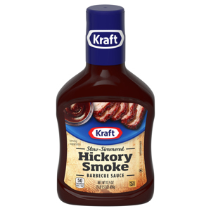 Kraft Slow-Simmered Hickory Smoke Barbecue Sauce, 17.5 oz (1 lb 1.5 oz) 496 g