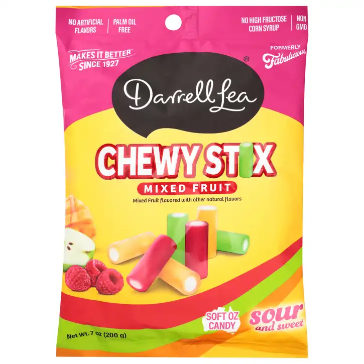 Welcome – Abbeville, Al – Darrell Lea Mixed Fruit Chewy Stix, 7 Oz