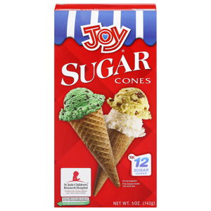 Joy Cones, Sugar, 12 cones [5 oz (142 g)]