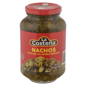 La Costena Pickled Jalapeno Peppers, Nachos, 15.5 oz (440 g)