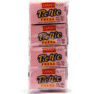 Pic-Nic Wafer Cookies, Strawberry, 8 - 0.63 oz