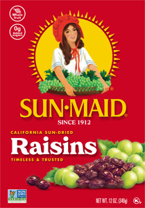 Sun-Maid California Sun-Dried Raisins, 12 oz (340 g)