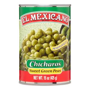 El Mexicano Chicharos, Sweet Green Peas, 15 oz