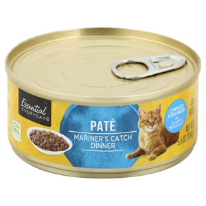 Essential Everyday Cat Food, Pate, Mariner's Catch Dinner, 5.5 oz (156 g)