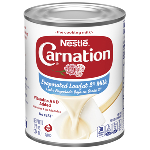NESTLE CARNATION Evaporated Lowfat 2 Percent Milk 12 fl. oz. Can