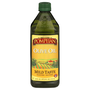 Pompeian Olive Oil, Mild Taste, 24 fl oz (1 pt 8 fl oz) 710 ml