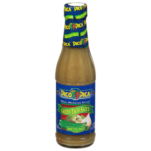Pico Pica Taco Sauce, Green, Medium, 7 oz (198 g)