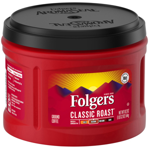 Folgers Coffee, Classic Roast, NET WT 19.2 OZ (1 LB 3.2 OZ) 544g