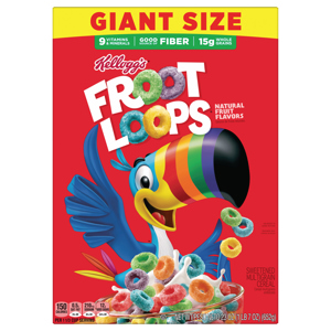 Froot Loops Cereal Giant Size, 23 oz (1 lb 7 oz) 652 g