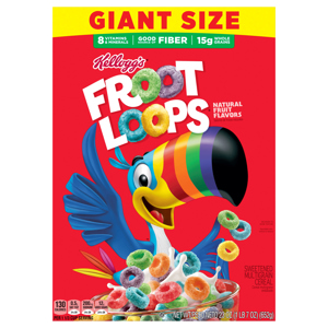 Froot Loops Cereal Giant Size, 23 oz (1 lb 7 oz) 652 g