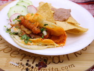 Taco De Chichar Rojo