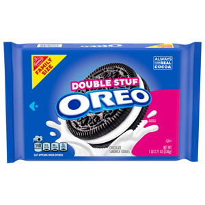 Oreo Double Stuf Chocolate Sandwich Cookies Family Size, 1 lb 2.71 oz (530 g)