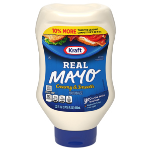 Kraft Real Creamy & Smooth Mayo, 22 fl oz (1 pt 6 fl oz) 650 ml