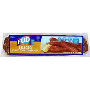 Fud Selecto Cured Pork Longaniza, 12 oz