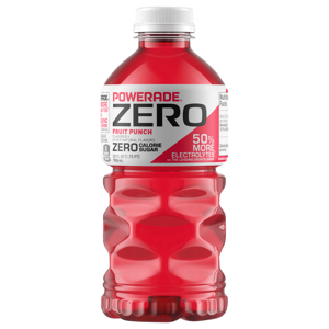 Powerade Sports Drink, Fruit Punch, Zero Sugar, 28 fl oz (1.75 pt) 828 ml