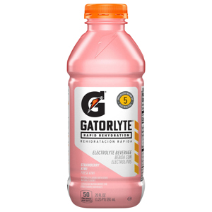Gatorlyte Rapid Hydration Strawberry Kiwi Electrolyte Beverage, 20 fl oz (1.25 pt) 591 ml