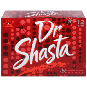 Shasta Soda, Dr, 12 - 12 fl oz (355 ml) cans [144 fl oz (4.26 l)]