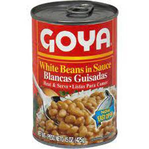 Goya White Beans in Sauce, 15 oz