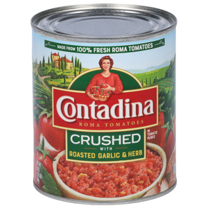 Contadina Roma Tomatoes, Crushed with Roasted Garlic, 28 oz (1.75 lb) 794 g