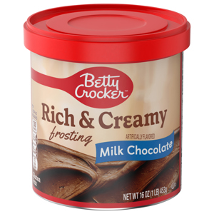 Betty Crocker Rich & Creamy Milk Chocolate Frosting, 16 oz (1 lb) 453 g