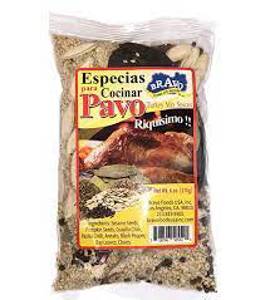 Bravo Especies Para Pavo, Turkey Mix Spices, 6 oz