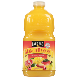 Langers Mango Banana Nectar, 64 fl oz (2 qt) 1.89 l