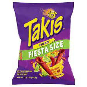 Takis Extreme Fuego Tortilla Chips Fiesta Size, 17 oz (1 lb 1 oz) 482.8 g