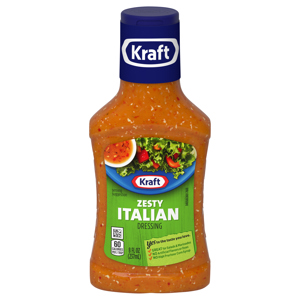 Kraft Zesty Italian Dressing, 8 fl oz (237 ml)