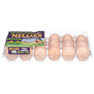 Nellie's Eggs, Brown, Free Range, Large, 18 eggs [36 oz (2 lb 4 oz) 1.03 kg]