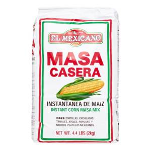 El Mexicano Masa Casera, Instant Corn Masa Mix, 4.4 lb