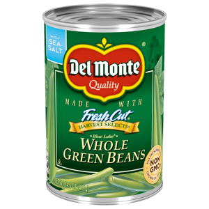 Del Monte Whole Green Beans, 14.5 oz (411 g)