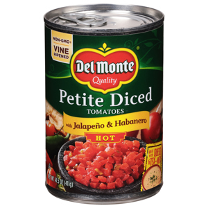 Del Monte Tomatoes, Hot, Petite Diced, 14.5 oz (411 g)