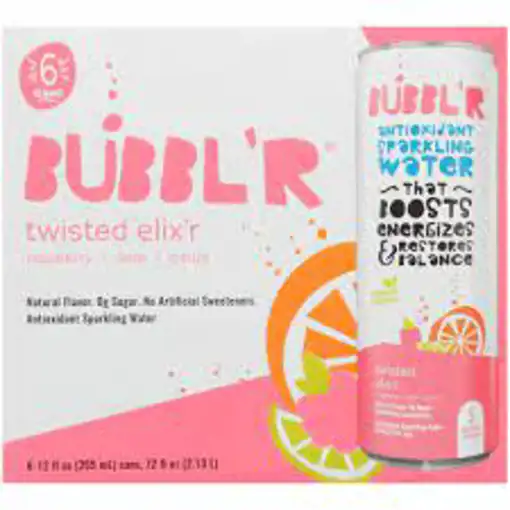 Babies  Specials – Metcalfe's Wauwatosa – Bubbl'r Antioxidant Sparkling  Water, Twisted Elix'r, 6 - 12 Fl Oz (355 Ml) Cans [72 Fl Oz (2.13 L)]