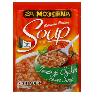 La Moderna Soup, Alphabet, Tomato & Chicken Flavor, 3 oz (84 g)
