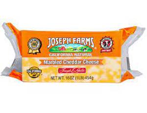 Joseph Farms Marbled Cheddar, 16 oz