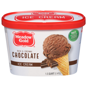 Meadow Gold Ice Cream, Chocolate, 1.5 qt (1.41 l)