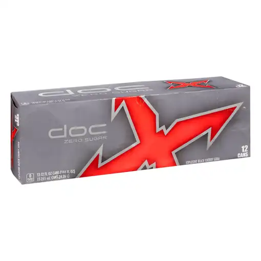 Metcalfe's West Towne – Doc X Soda, Zero Sugar, Explosive Black