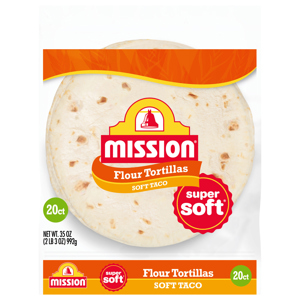 Mission Tortill, Flour, Soft Taco, 20 tortill