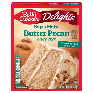 Betty Crocker Butter Pecan Cake Mix, 13.25 oz (375 g)
