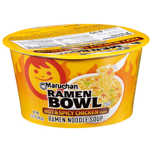 Maruchan Hot & Spicy Chicken Flavor Ramen Bowl, 3.32 oz (94.2 g)