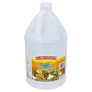 El Mexicano Vinegar, White Distilled, 1 galon (128 fl oz) 3.78 l