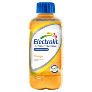 Electrolit Mango Electrolyte Beverage, 21 fl oz (1.3 pt) 625 ml