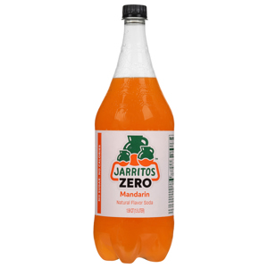 Jarritos Zero Mandarin Soda, 1.58 qt (1.5 liter)