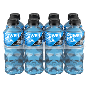 Powerade Sports Drink, Mountain Berry Blast, 8 - 20 fl oz (1.25 pt) 591 ml bottles