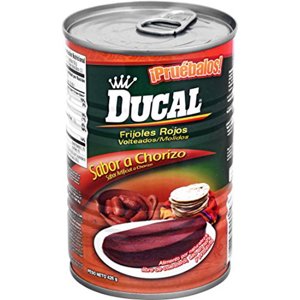 Ducal Refried Red Beans, Chorizo Flavored, 15 oz