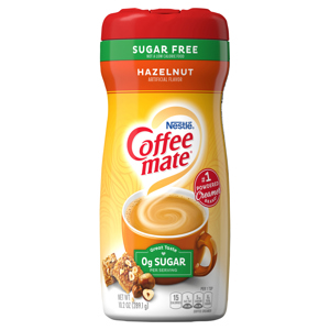 COFFEE-MATE Sugar Free Hazelnut Powder Coffee Creamer 10.2 oz.