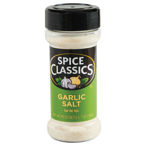 Spice Classics Garlic Salt, 5.7 oz (161 g)