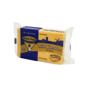 Dutch Farms Mild Cheddar Cheese Chunk, 16 oz