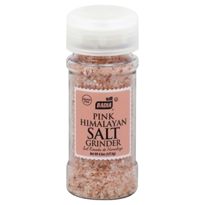 Badia Salt Grinder, Pink Himalayan, 4.5 oz (127.6 g)
