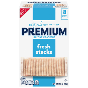 Premium Fresh Stacks Original Saltine Crackers, 13.6 oz (385 g)
